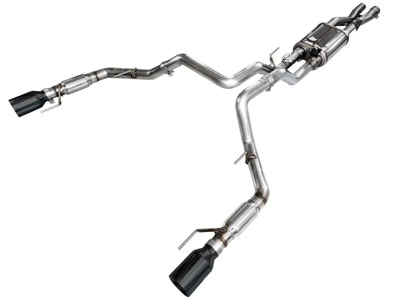Awe Gen 3 Ford Raptor Switchpath Exhaust - Diamond Black Tips 1