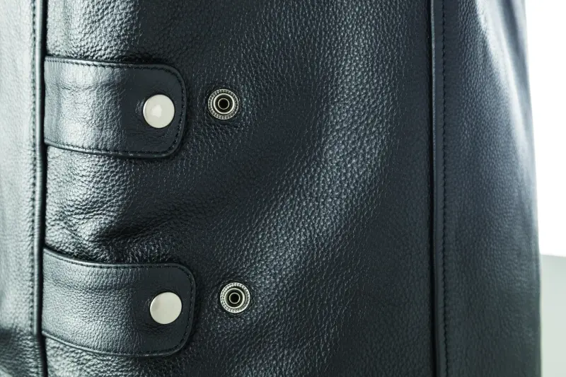 Kuryakyn Leather By River Road Plains Leather Vest Black - Small 2