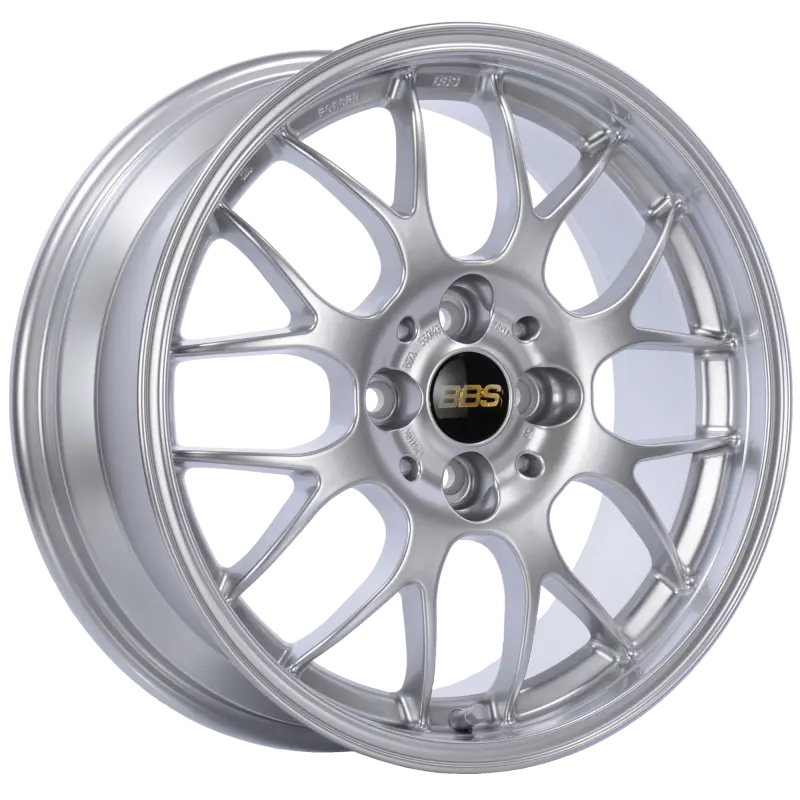 Bbs Rg-R 17X8 5X120 Et40 Cb72.5 Diamond Silver Wheel -82Mm Pfs/Clip Req 1