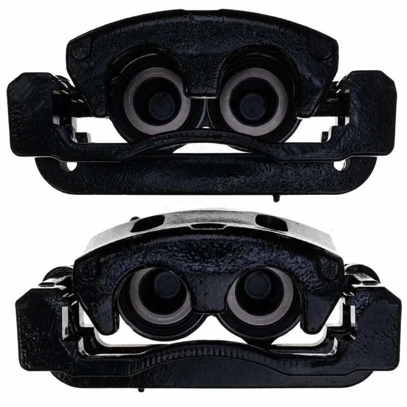Power Stop 07-08 Cadillac Escalade Front Black Caliper - Pair W/Bracket 1