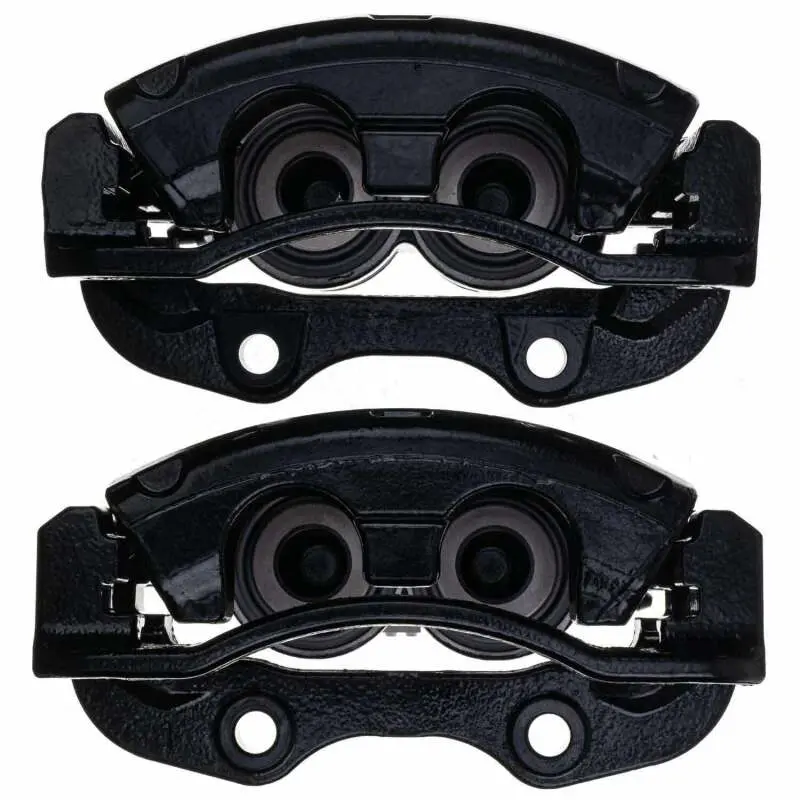 Power Stop 02-06 Cadillac Escalade Rear Black Caliper - Pair W/Bracket 1