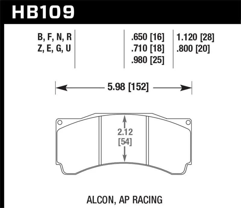 Hawk Dtc-70 Motorsports Brake Pads 1
