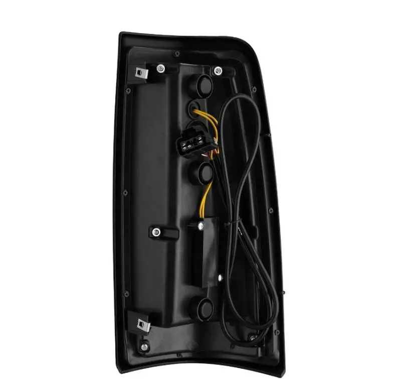 Alpharex 99-06 Chevrolet Silverado/99-06 Gmc Sierra Luxx-Series Led Tail Lights - Black 2