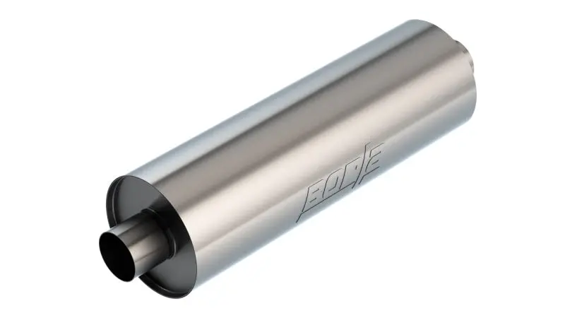 Borla Specialty Muffler 3In Center In/Out 7.75In Dia. 24In Body 29In Oal Touring Un-Notched 1