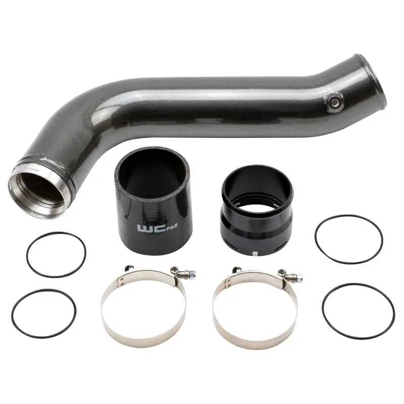 Wehrli 20-24 L5p Duramax 3.5&Quot; Pass. Side Intercooler Pipe - Grape Frost 1