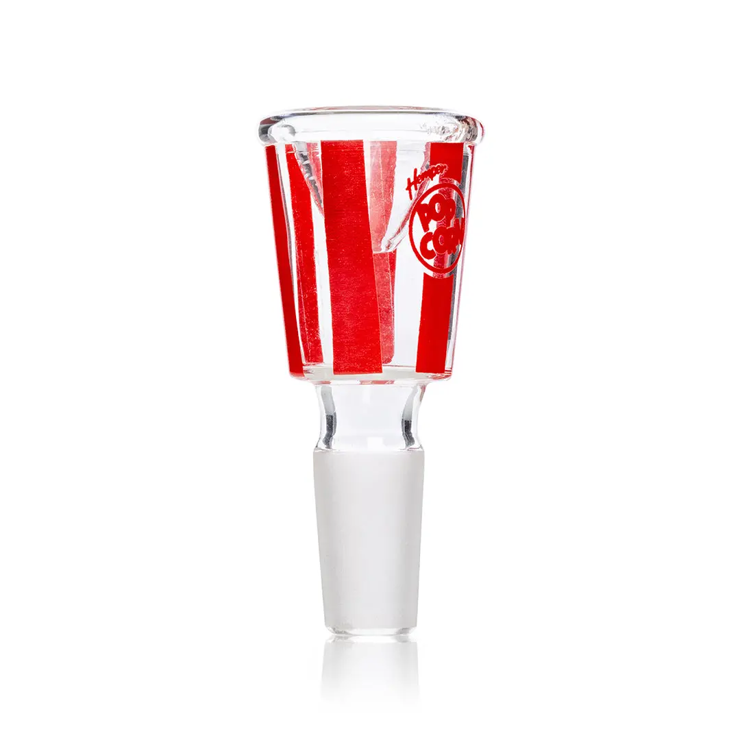 Movie Popcorn Glass Flower Bowl 1