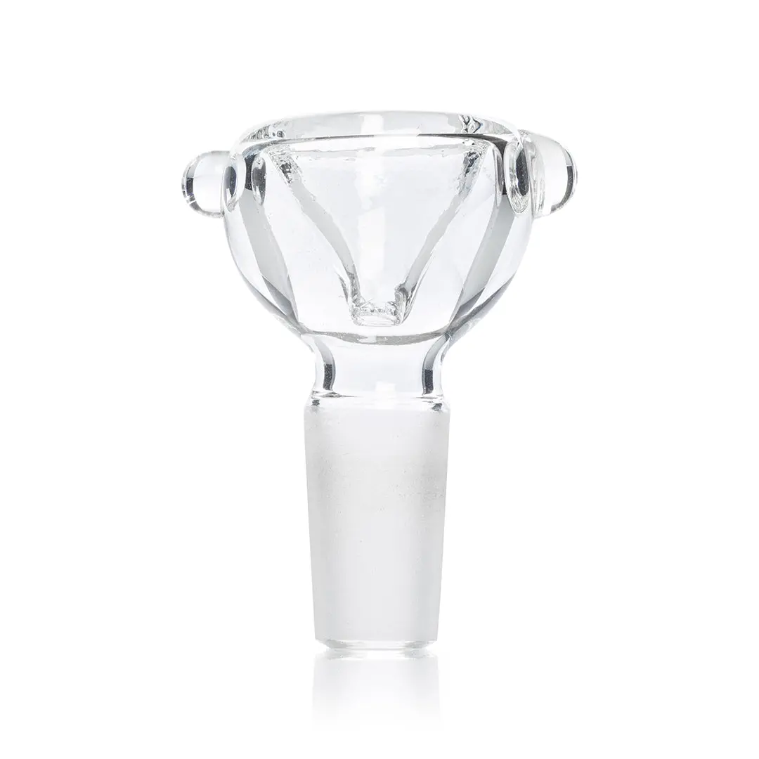 Glass Flower Bowl With 2 Marbles - 14Mm 2