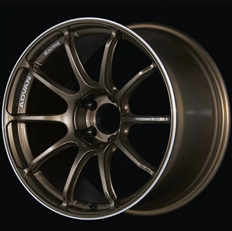 Advan Rsiii 18X8.50 +47 5-100 Umber Bronze & Ring 1