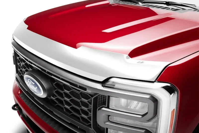 Avs 23-24 Ford F-250 Super Duty/F-350 Super Duty/F-450 Super Duty Aeroskin Hood Protector - Chrome 1