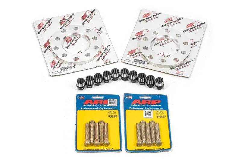 Bmr 14-19 Chevrolet Corvette C7 Wheel Spacer Kit Front 0.50In Wide M12 Studs Shank Lugs - Bare 1