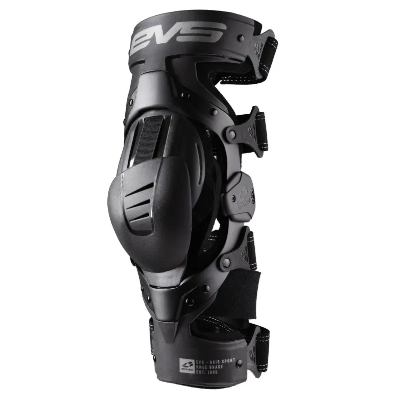 Evs Axis Sport Knee Brace Black/Black/Grey - Small/Left 1
