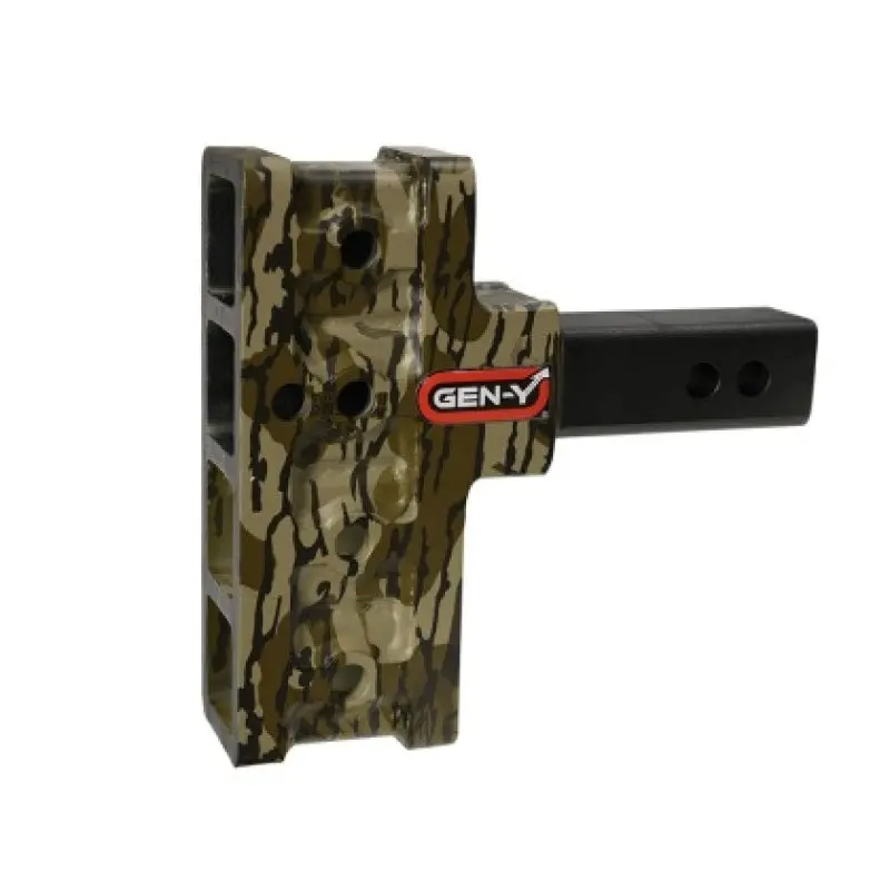 Gen-Y Mega Duty 2In Shank 5In Offset Drop 2K Tw 16K Hitch W/Gh-051 Dual-Ball/Gh-032 - Mossy Oak 1