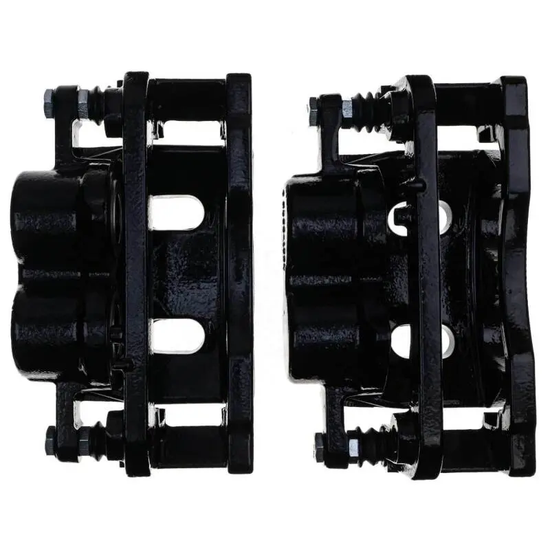 Power Stop 07-08 Cadillac Escalade Front Black Caliper - Pair W/Bracket 2