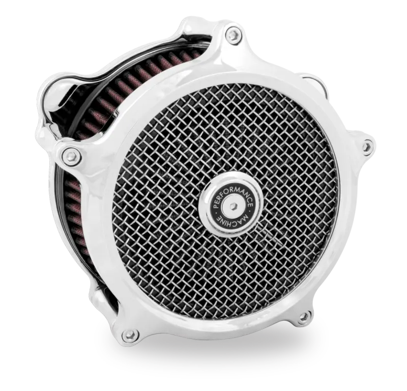 Performance Machine 23-Up Cvo, 2024 Touring Super Gas Air Cleaner - Chrome 1