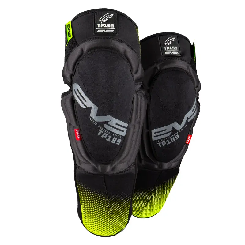 Evs Tp199 Knee/Shin Guard Pair Black/Hi Viz - 2Xl 1