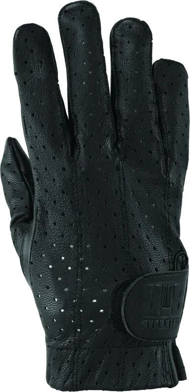 Kuryakyn Leather By River Road Tucson Leather Perforated Gloves Black - Large 1