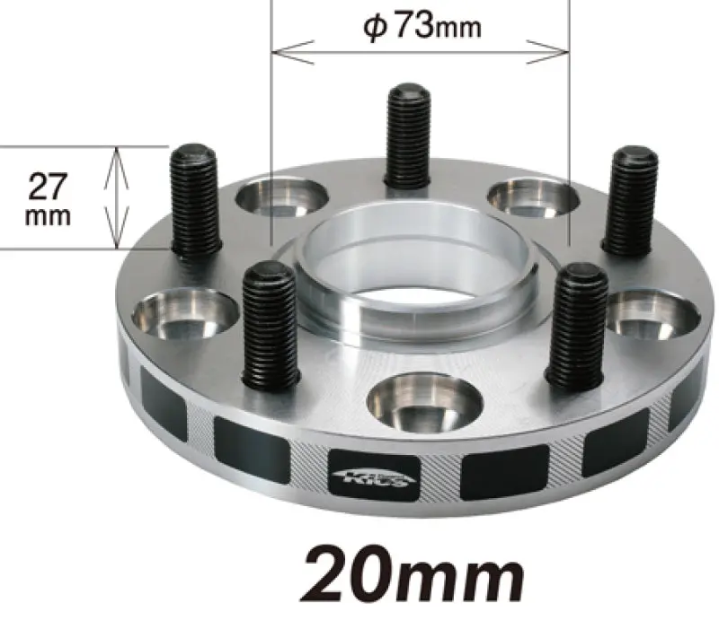 Project Kics 12X1.50 5-114.3 67Mm Hub Wide Tread Spacers - 20Mm 1