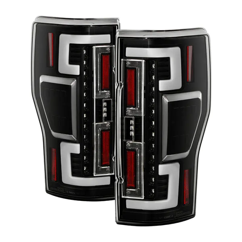 Spyder 20-21 Ford F250 Superduty Led Tail Lights - Black (Alt-Yd-Fs20hal-Led-Bk) 1