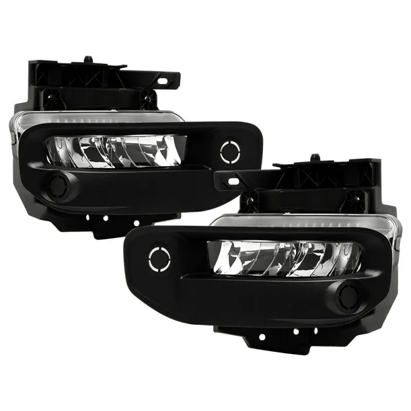 Spyder 19-22 Dodge Ram 1500 Oem Full Led Fog Lights W/Universal Switch 1