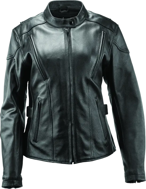 Kuryakyn Leather By River Road Race Leather Jacket Black Womens - Small 1