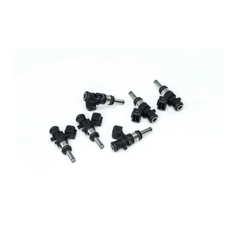 Deatschwerks Bosch Ev14 Universal 40Mm Compact Matched Set Of 6 Injectors 500Cc (Extended Nozzle) 1