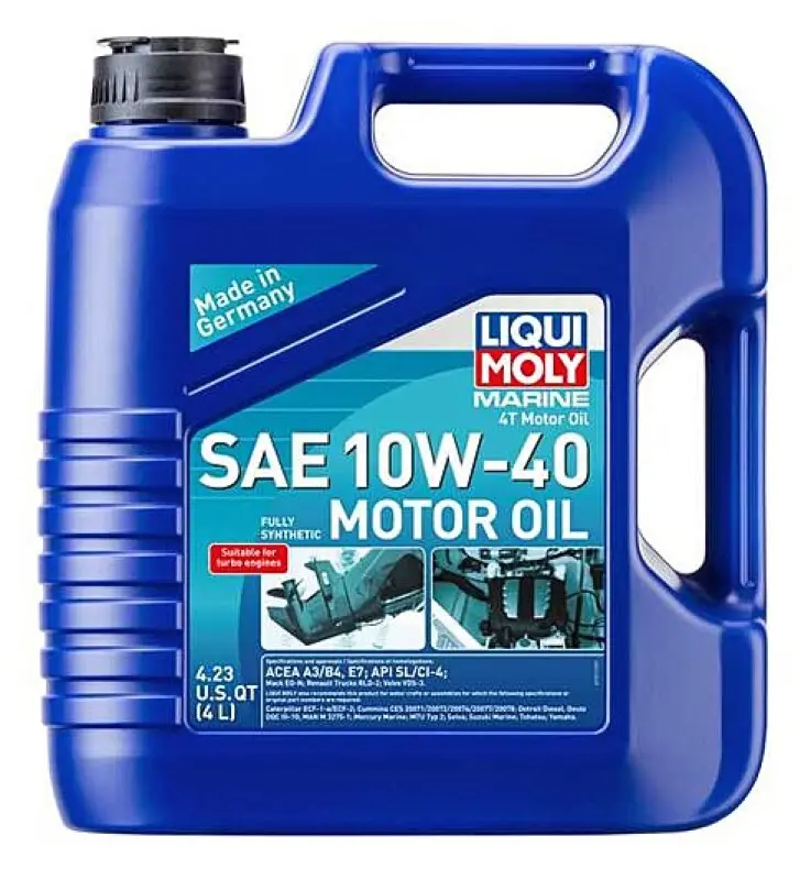 Liqui Moly 4L Marine 4T Motor Oil Sae 10W40 1