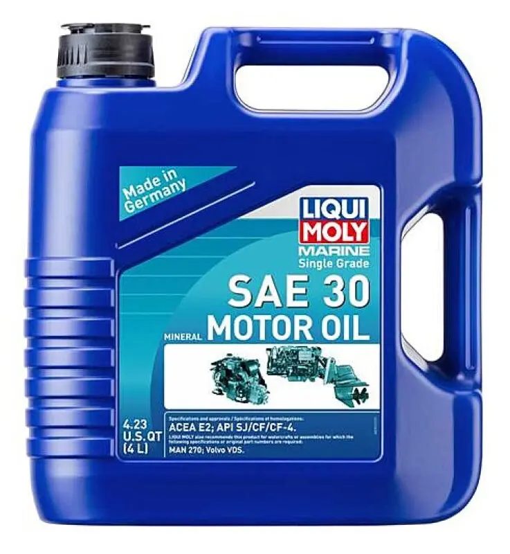 Liqui Moly 4L Marine Single Grade Motor Oil Sae 30 1