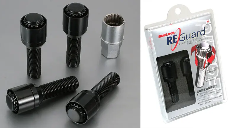 Project Kics 13R 45Mm Black Reguard Bolt - 14X1.50 1