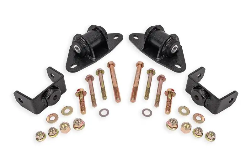 Bmr 14-19 Chevrolet Corvette Motor Mount Kit - Black Hammertone 1