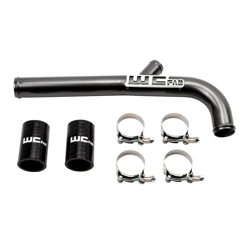 Wehrli 13-15 6.7L Cummins Dual Radiator Upper Coolant Pipe - Grape Frost 1