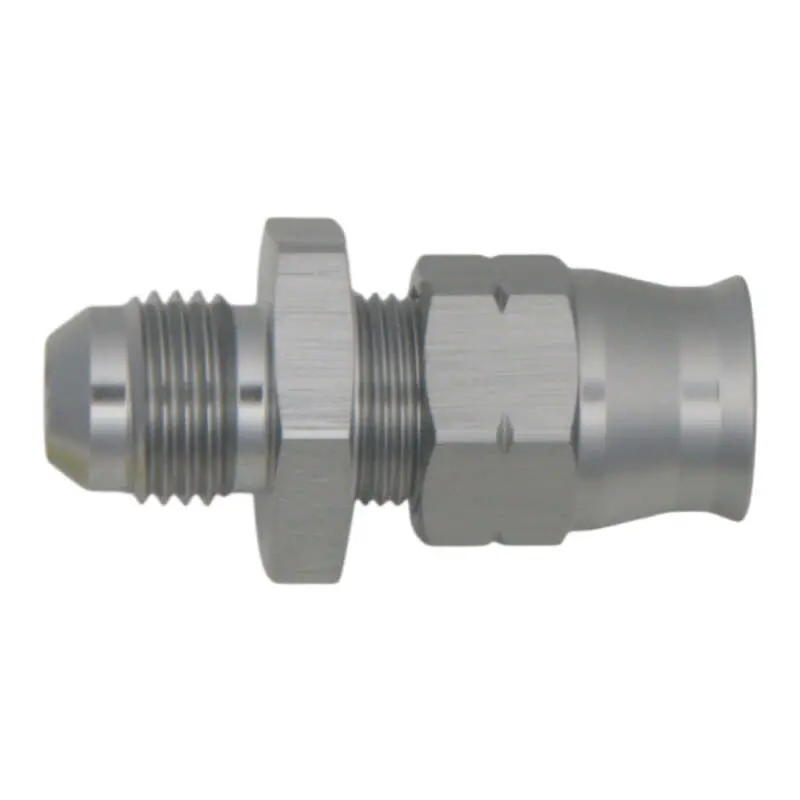 Deatschwerks 6An Male Flare To 3/8In Hardline Compression Adapter - Includes 1 Olive Insert 1