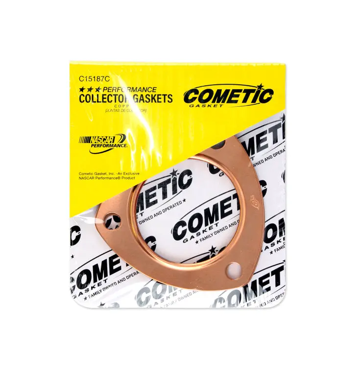 Cometic Exhaust Header Collector Gasket .043In Copper-2.5In Diameter Port-3.5In Bolt Circle-Set 1