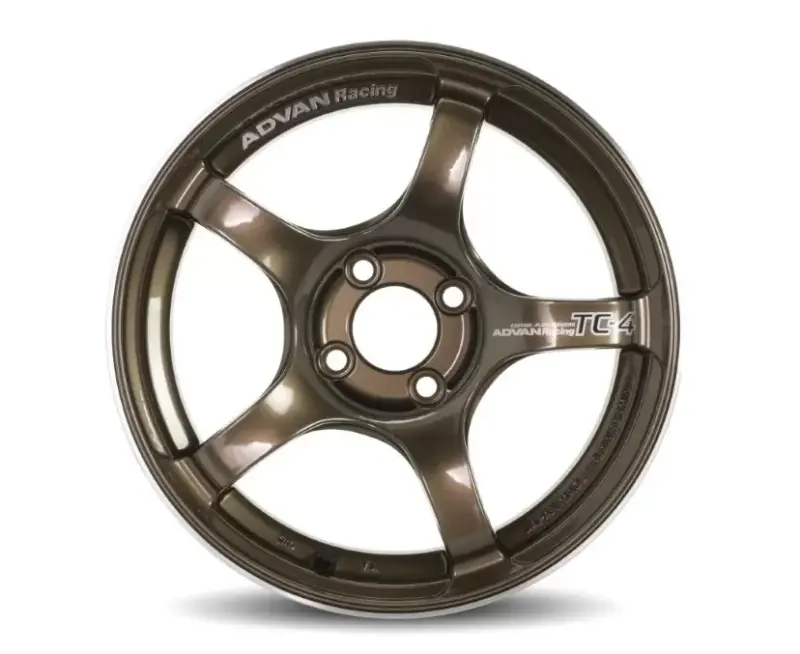Advan Tc4 15X8 +38 4-100 Umber Bronze Metallic And Ring *Min Order Qty Of 20* 1
