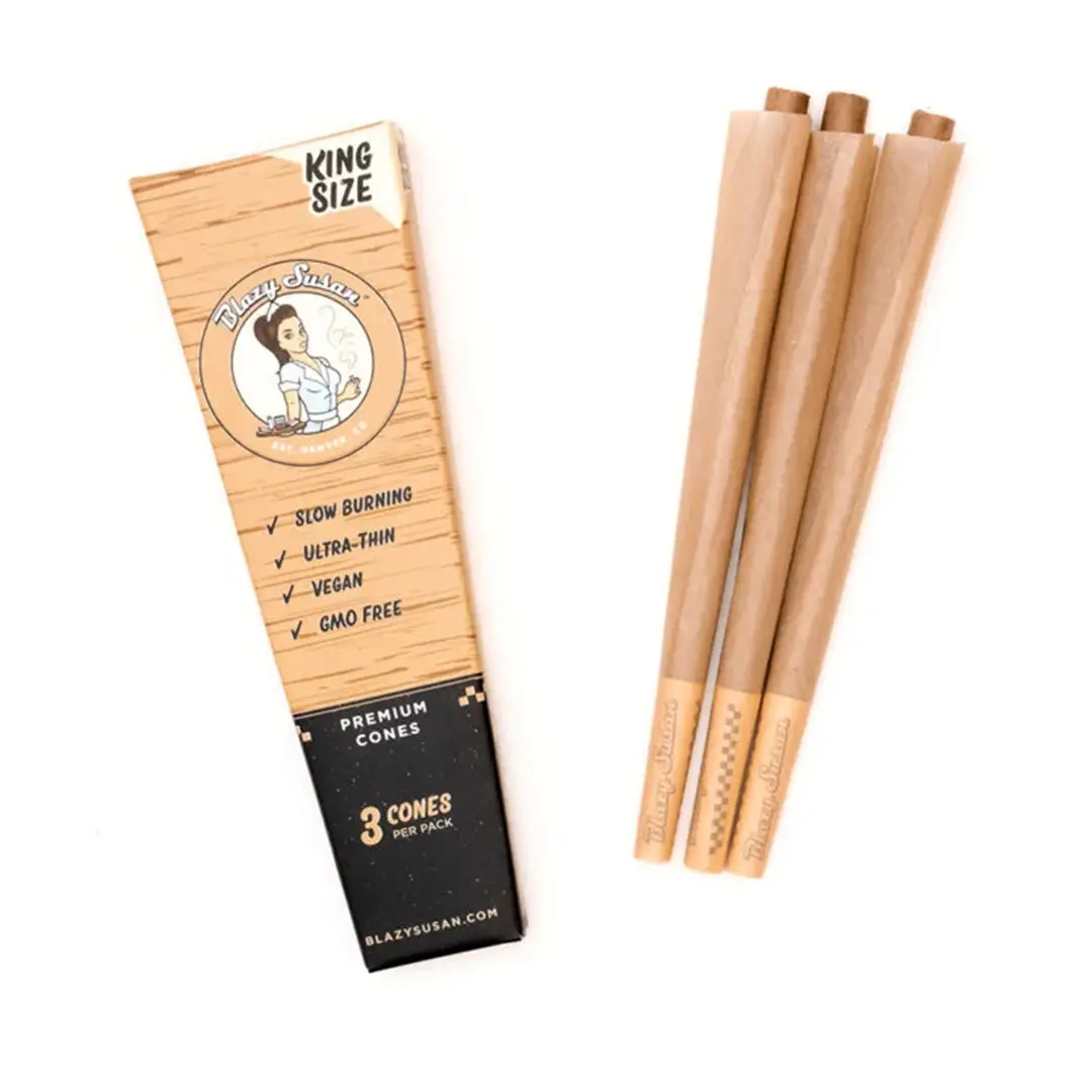 Blazy Susan Unbleached Paper Cones 2