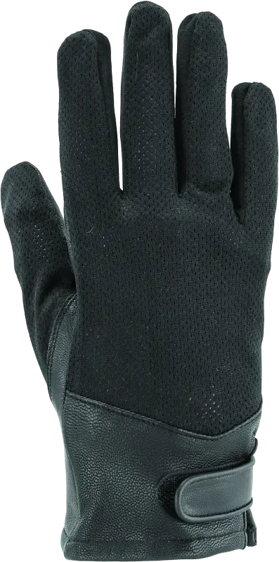 Kuryakyn Leather By River Road Pecos Leather Mesh Gloves Black - Medium 1