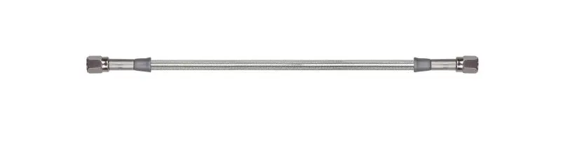 Goodridge 45In Universal Brake Line Assembly Clear Hose W/Stainless Steel Fittings 1