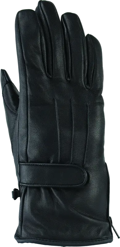 Kuryakyn Leather By River Road Taos Cold Weather Gloves Black Womens - Medium 1