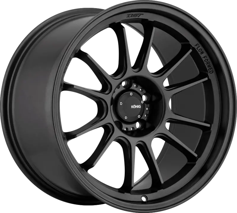 Konig Hypergram 18X11 5X120 Et25 Matte Black Wheel 1