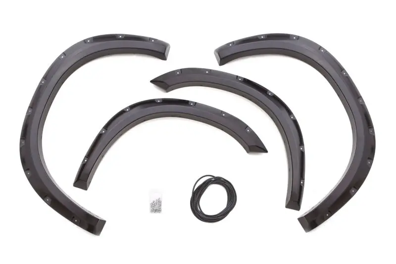 Lund 10-17 Dodge Ram 2500 Rx-Rivet Style Textured Elite Series Fender Flares - Black (4 Pc.) 2