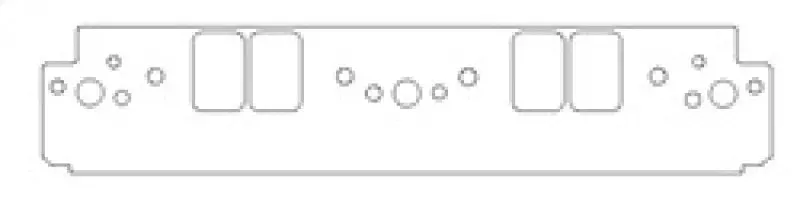 Cometic Chrysler W8 Head V8 .031In Fiber Intake Manifold Gasket Set - 1.450In X 2.200In Ports 1