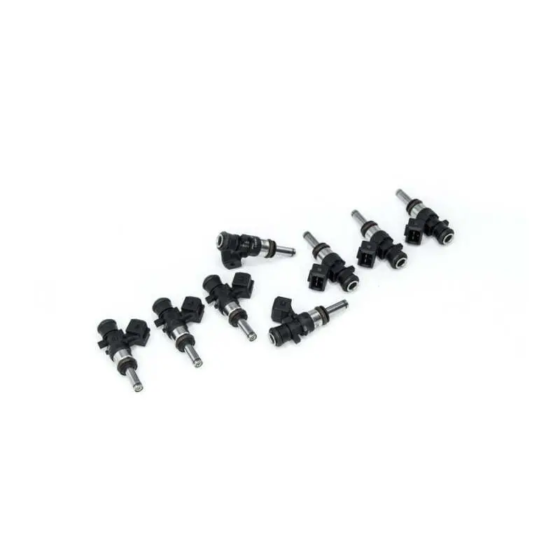 Deatschwerks Bosch Ev14 Universal 40Mm Compact Matched Set Of 8 Injectors 1250Cc (Extended Nozzle) 1