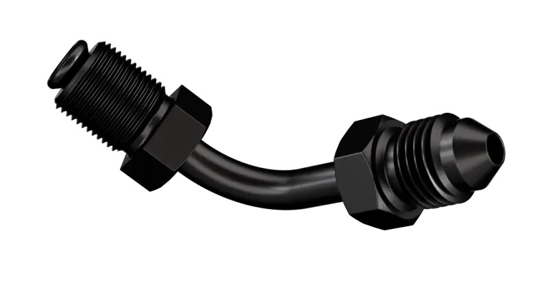 Goodridge 18+ Harley Davidson Softail Models Front Abs Adaptor - Black 1