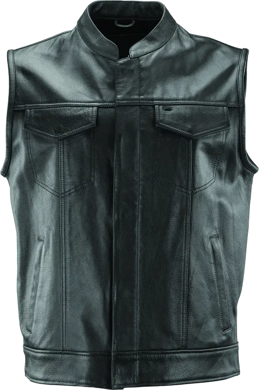 Kuryakyn Leather By River Road Vandal Club Vest Black - Small 1