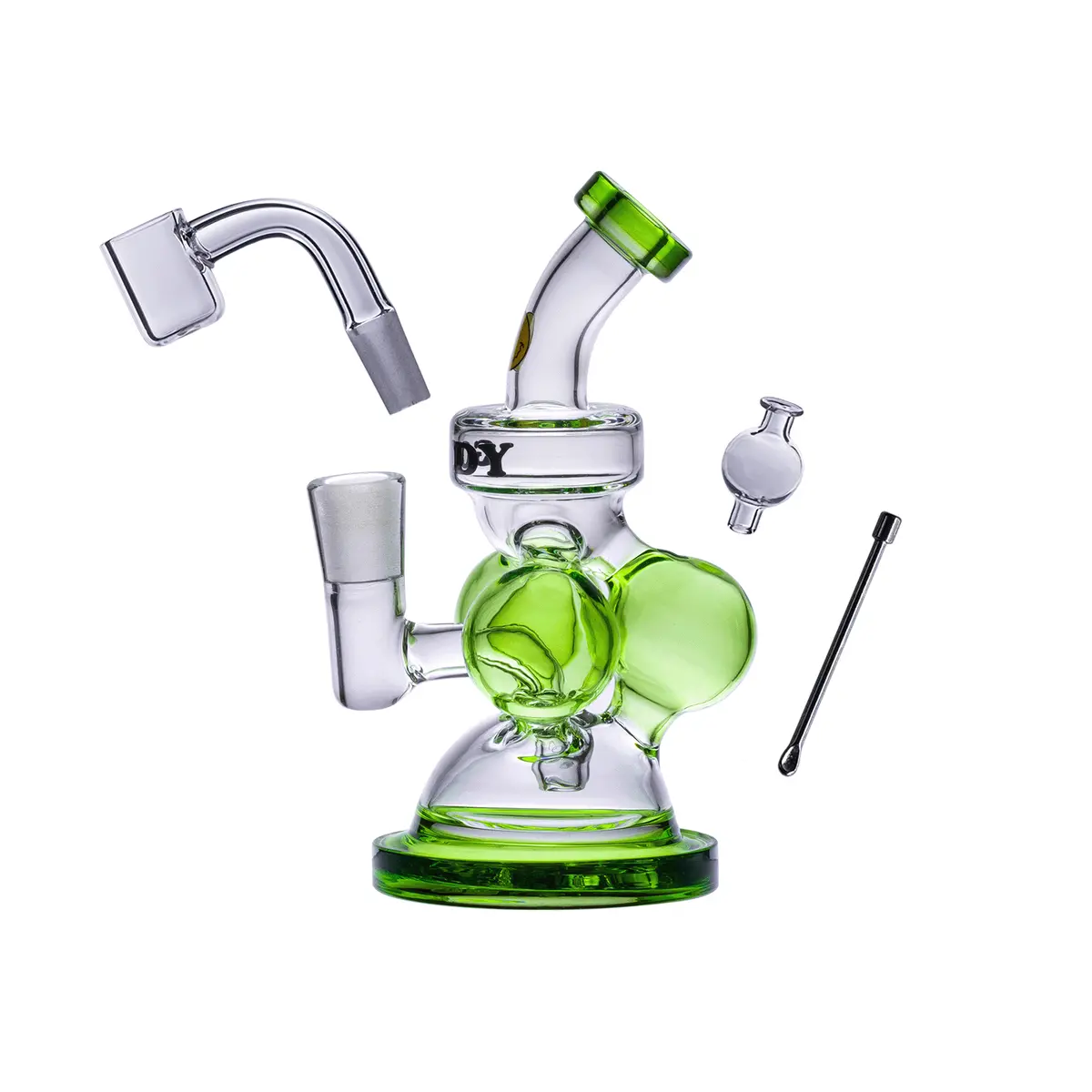 Goody Glass - Atom Mini Dab Rig 4-Piece Kit 3