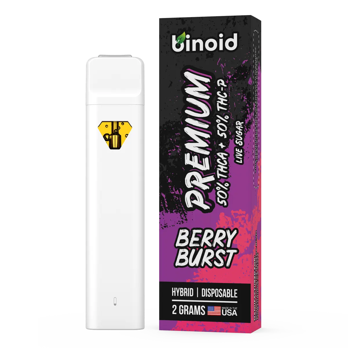 Binoid Thca + Thcp Berry Burst Disposable Vape 1