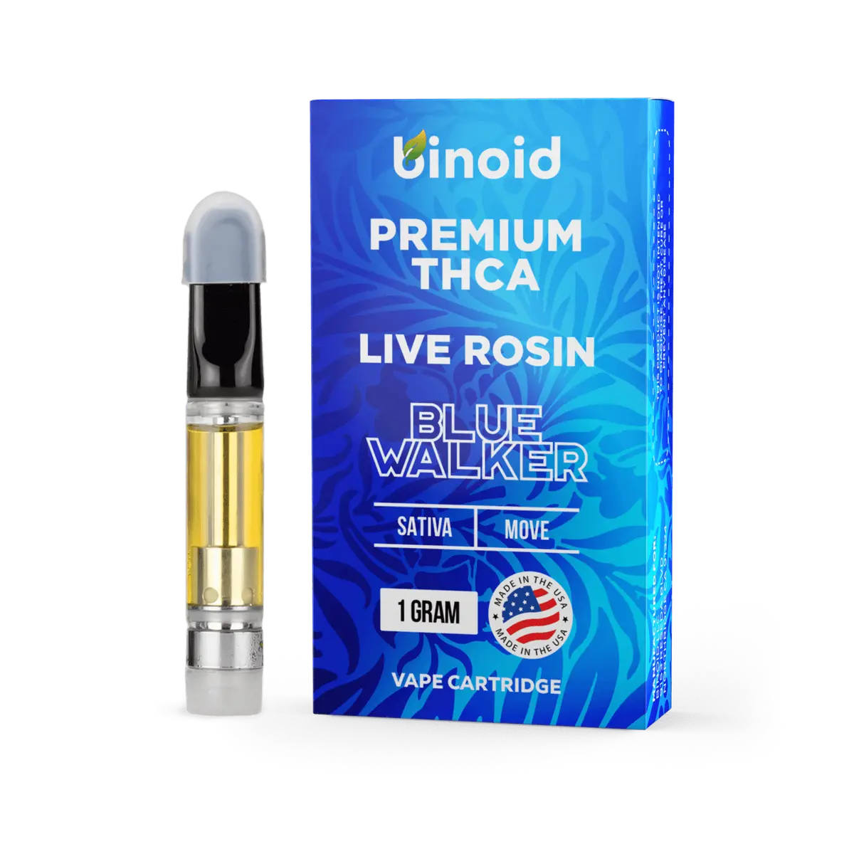 Binoid Thca Blue Walker Vape Cart 1