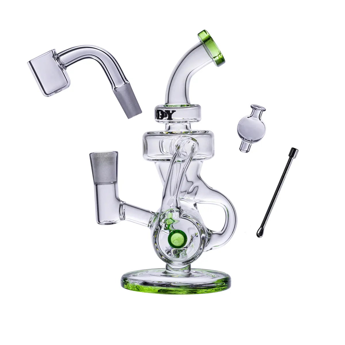 Goody Glass - Drummer Boy Mini Dab Rig 4-Piece Kit 3