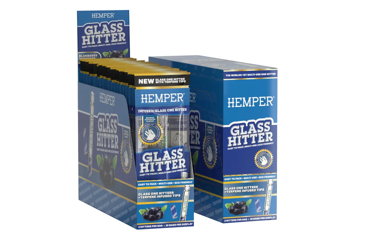 Glass Hitter Blueberry - Tip Flavored One Hitter 2