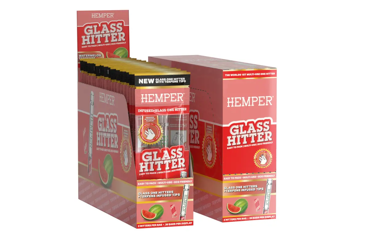 Glass Hitter Watermelon - Tip Flavored One Hitter 1