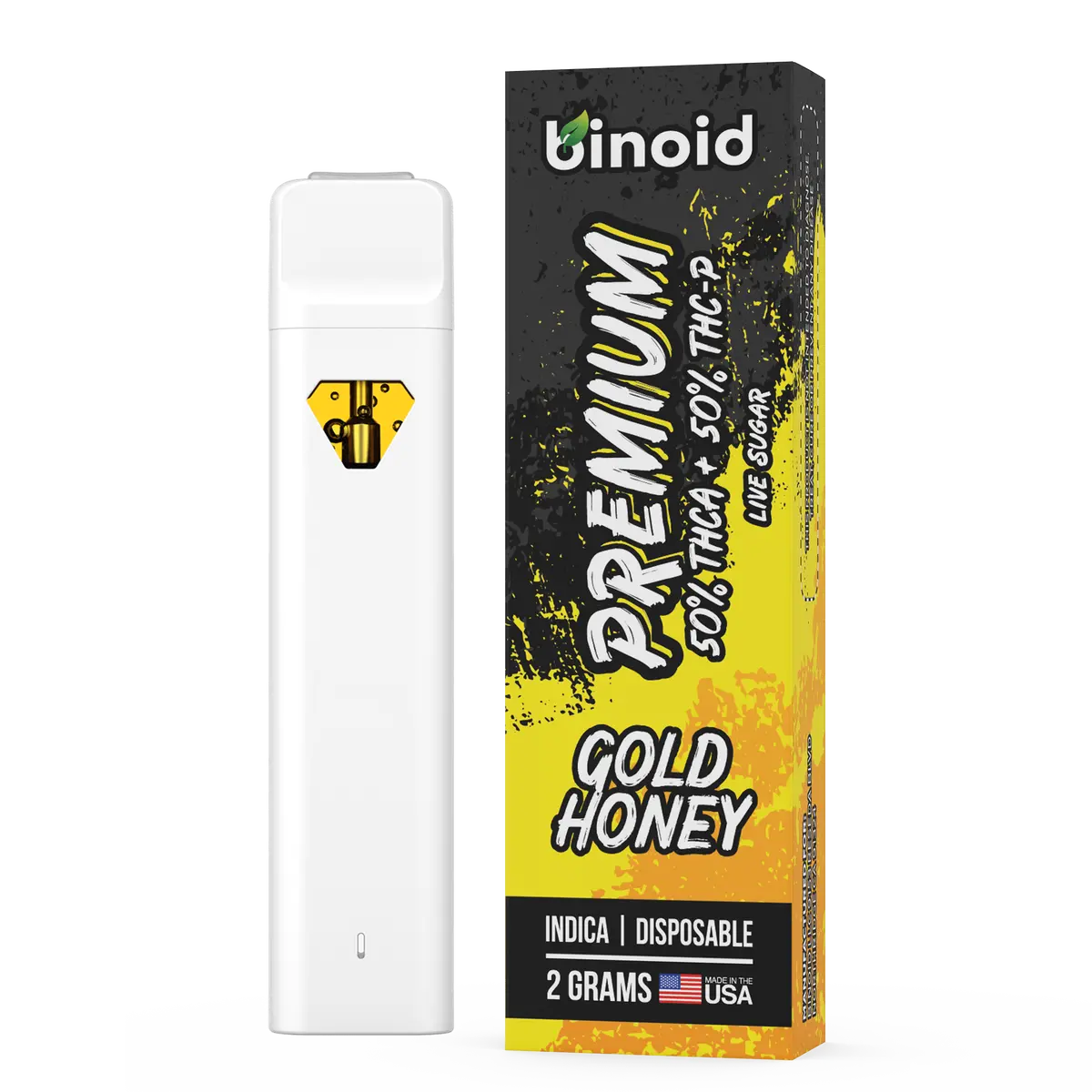 Binoid Thca + Thcp Gold Honey Disposable Vape 1